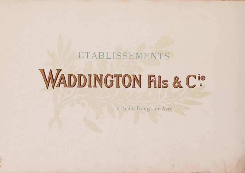 Les industries textiles Waddington à Saint-Rémy-sur-Avre