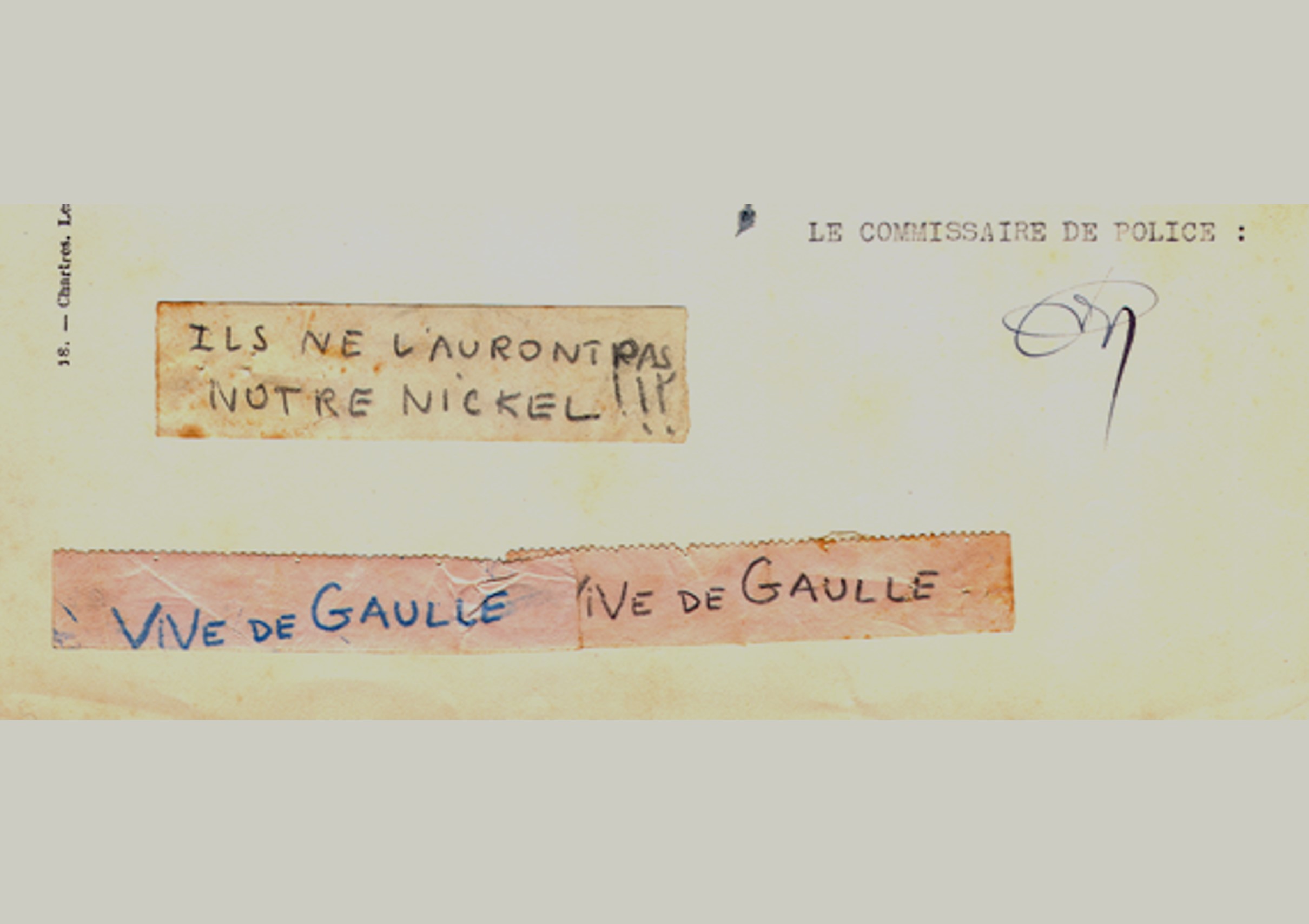 Les activités gaullistes en Eure-et-Loir à travers les archives de la préfecture
