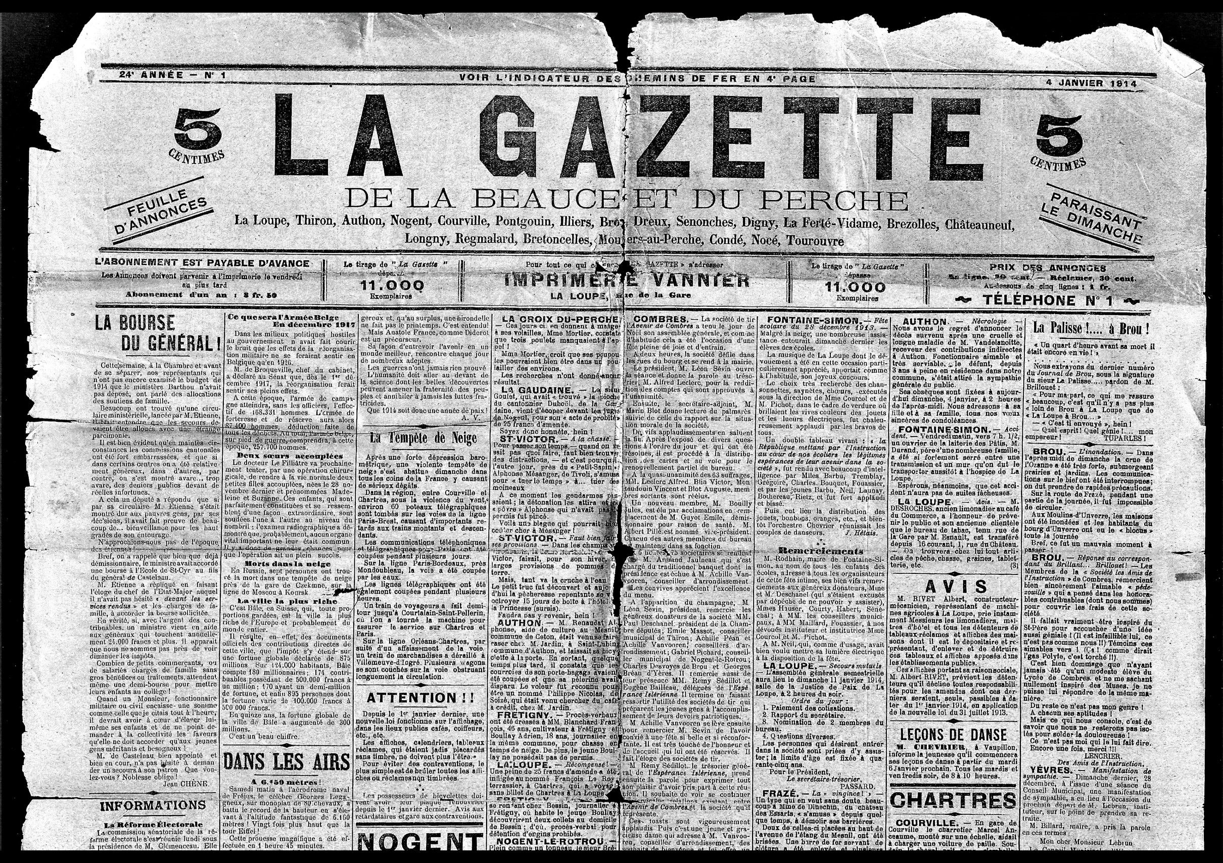 La gazette de la beauce et du perche